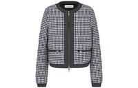 DIOR Houndstooth Zip Up Jacket