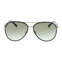 CHANEL Aviator Sunglasses Women's Black