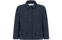 DIOR Quarterly New Products Jackets Women's Blue
