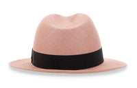 SAINT LAURENT Logo-patch Woven Fedora