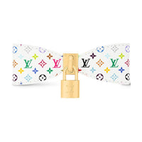 LOUIS VUITTON Lv X Tm Monogram Multicolor Bow Barrette