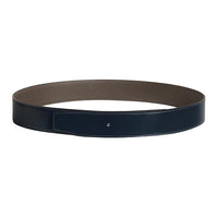 HERMES Leather Belts Men's Beige Width 3.8CM