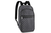 LOUIS VUITTON Coated Canvas Laptop Backpack Men's Gray