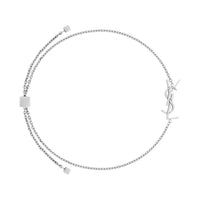 SAINT LAURENT Recycled Gold 18K Gold Bracelets Women's Silver