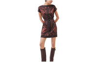 HERMES Short-Sleeved Dresses Women's Black