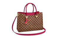 LOUIS VUITTON Leather Handbag, Shoulder Bag Women's Red