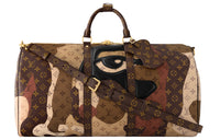 LOUIS VUITTON Keepall Bandouliere 55 Brown