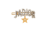 DIOR J'ADIOR Hair Clips Women's Gold White