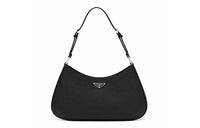 PRADA Leather Shoulder Bag, Handbag, Shoulder Bag Women's Black
