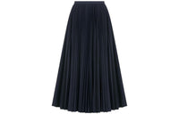 DIOR FW23 Casual Long Skirt Women's Dark Blue