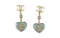 CHANEL Earrings Women's Green