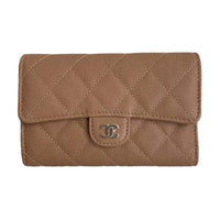 CHANEL Classic Medium Flap Wallet Caramel AP0232
