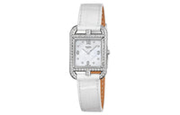 HERMES Wrist Watch Quartz Movement Genuine Leather Strap White Dial Women's
