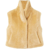 Loro Piana FW24 Vest Women's Cream Cashmere Mixed Color