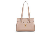 CELINE 16 Calfskin Portable Crossbody Bag Shoulder Bag Medium Size Women's Egg Stone Brown
