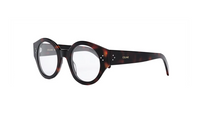 CELINE Acetate Round Eyeglass Frames Women's Tortoiseshell