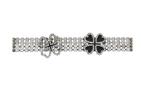 SAINT LAURENT Clover Choker Necklace