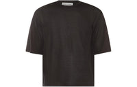 SAINT LAURENT Straight hem Knitted T shirt