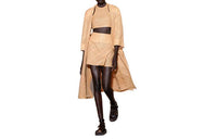 HERMES Coats Women's Yellow
