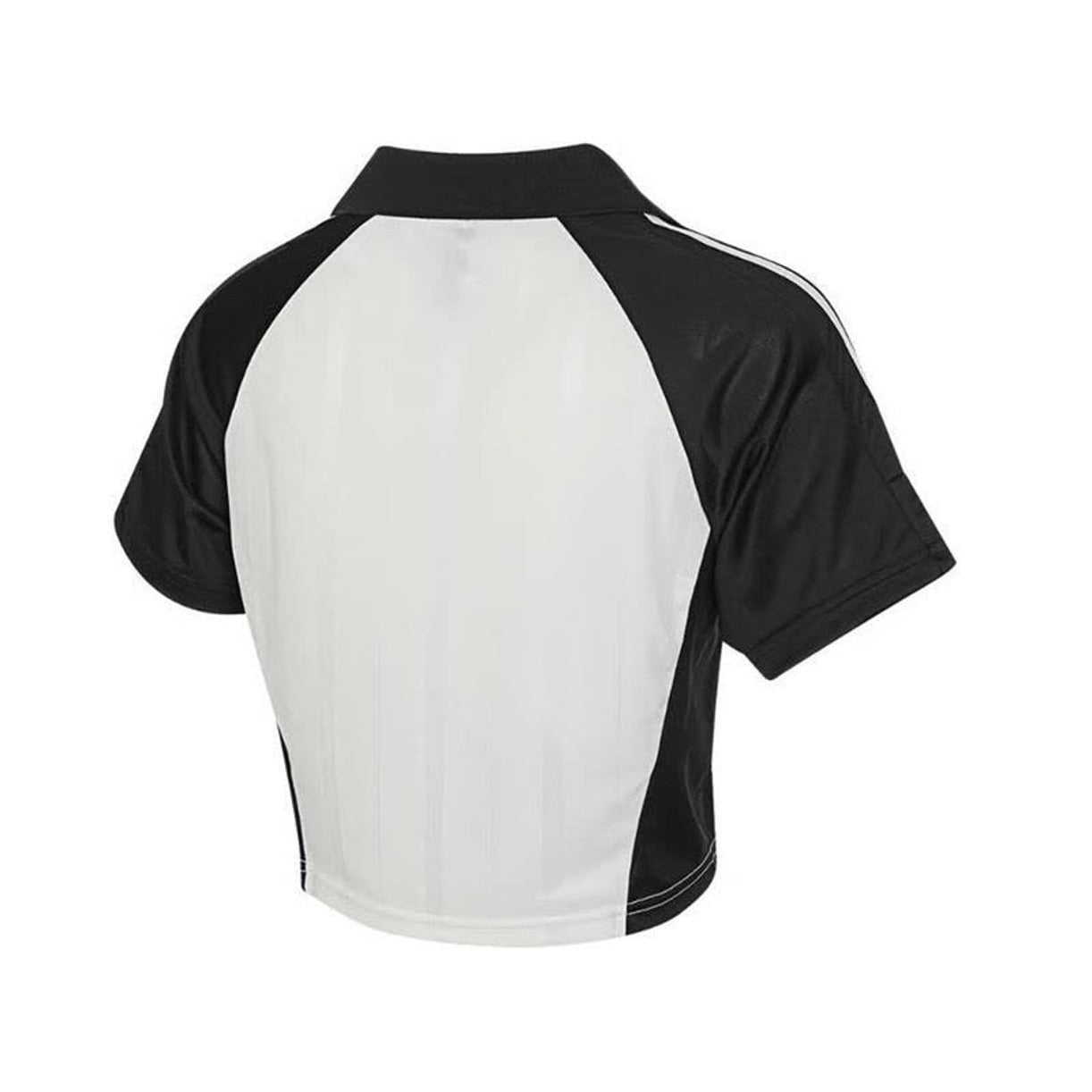 (WMNS) adidas Colorblock Letter Fashion Polo Shirt Asia Sizing 'White Black' JC8641
