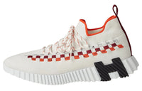 HERMES Fle Low-Top Sports Casual Shoes Men's Beige