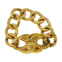 CHANEL 1996 Cc Turn lock Chunky Bracelet