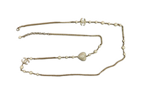 CHANEL Necklaces Women's Gold