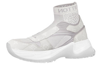 LOUIS VUITTON Run Away Pulse Monogram High-Top Casual Shoes Men's White