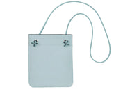 HERMES Aline Milo Sheepskin With Swift Leather Crossbody Bag Shoulder Bag Mini Women's Blue