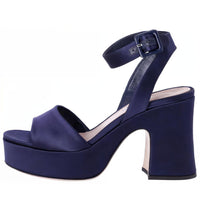 MIU MIU Strap Sandals Women's Navy