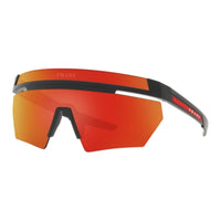 PRADA Irregular Shape Sunglasses Men's Black