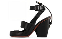 LOUIS VUITTON Trinity Strap Sandals Women's Black