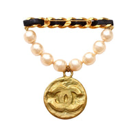 CHANEL Gold-Plated Brooches Women's Gold