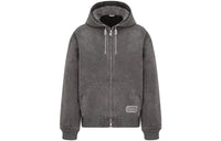 DIOR Logo Patch Zip-Up Jacket