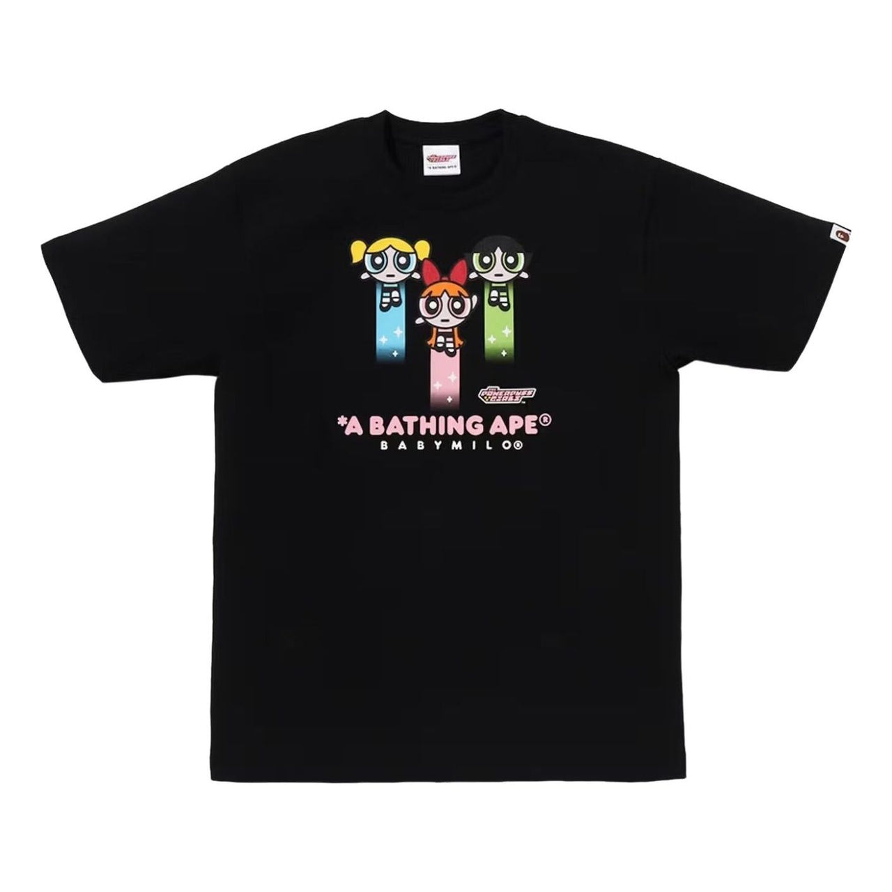 A Bathing Ape X The Powerpuff Girls Baby Milo T-Shirt 'Black' 0ZXTEM90110CP-BLK
