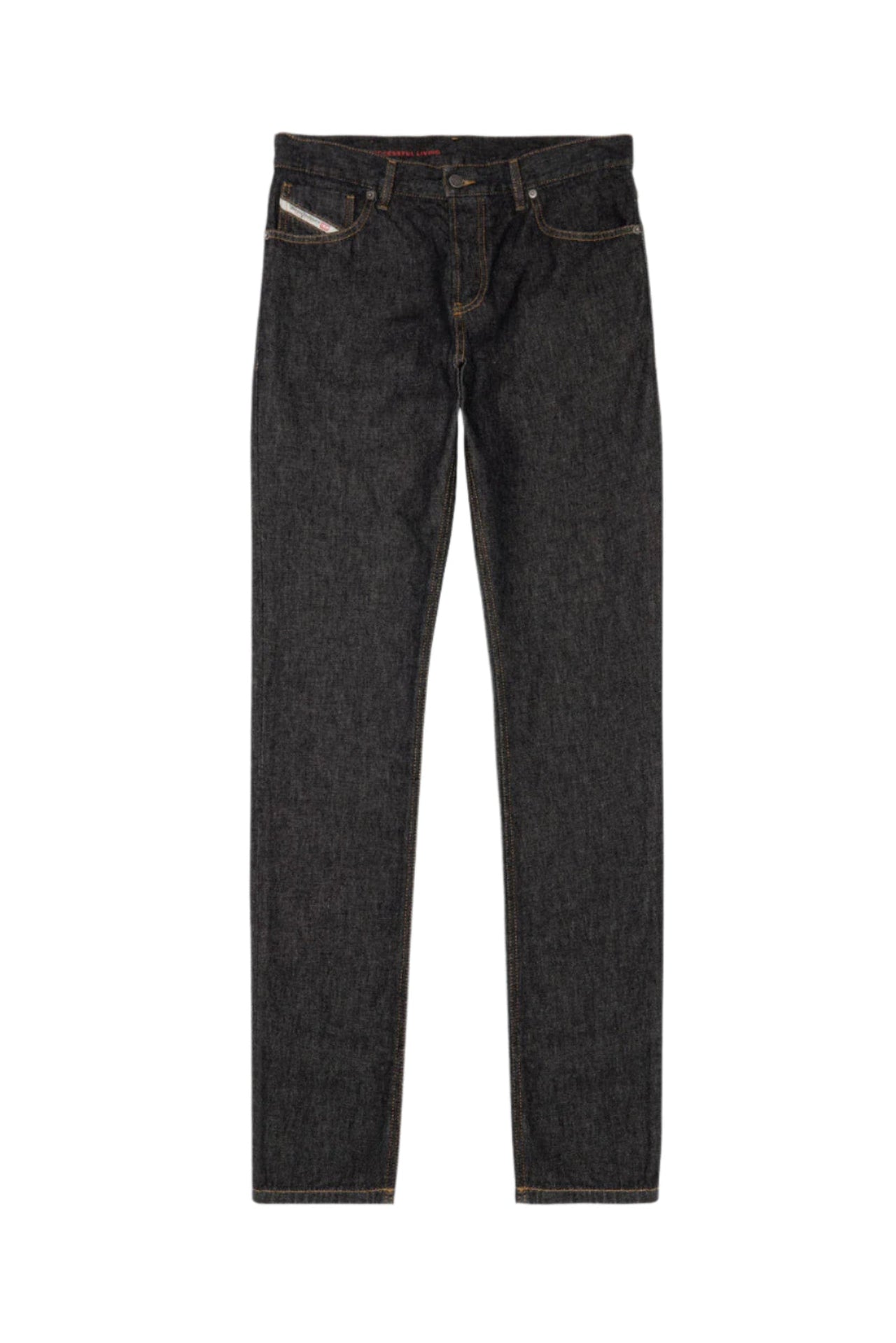 Diesel D-Sark Slim Fit Straight Leg Black Denim Jeans