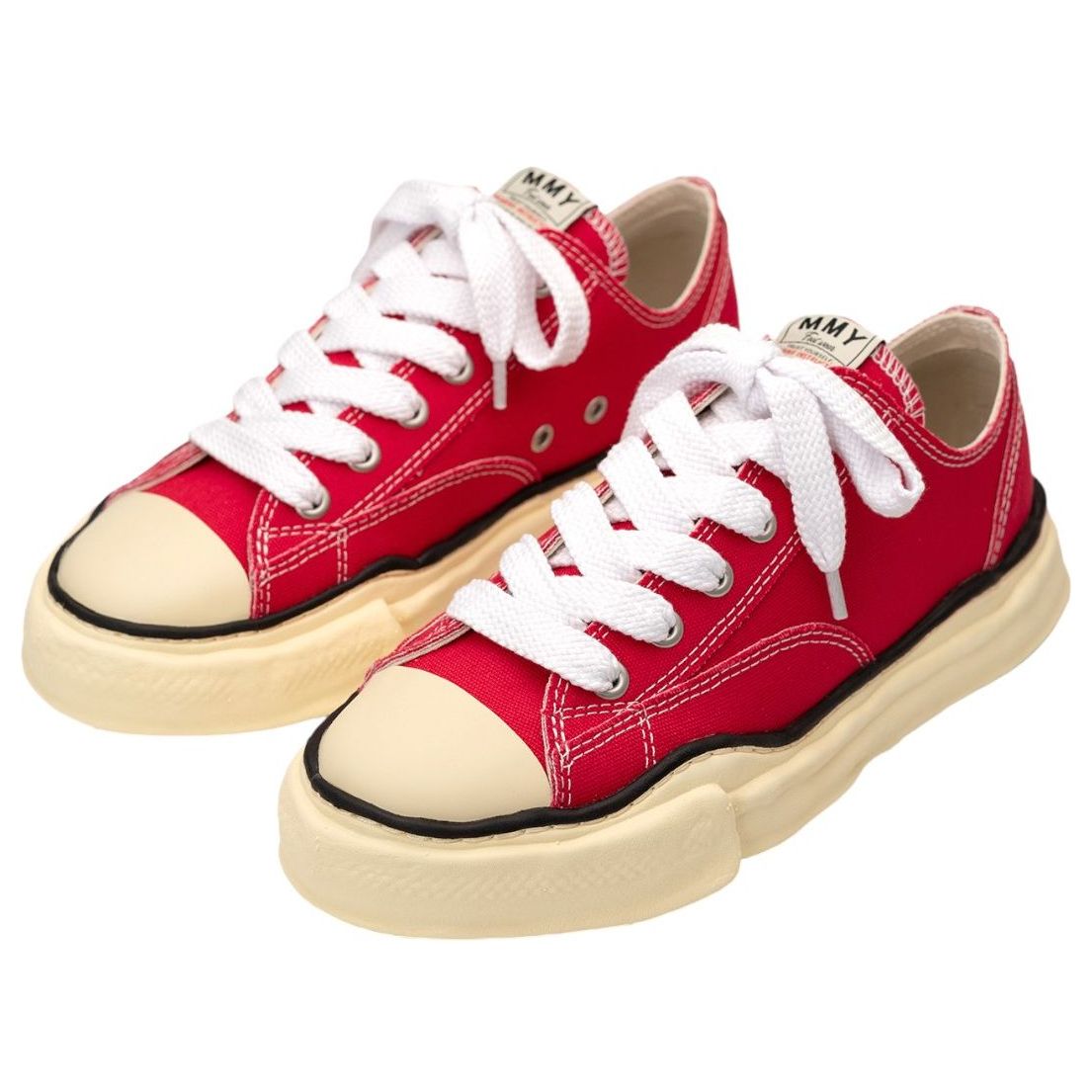 Maison MIHARA YASUHIRO Peterson OG Vintage Sole Canvas Low 'Red' A09FW733-RED