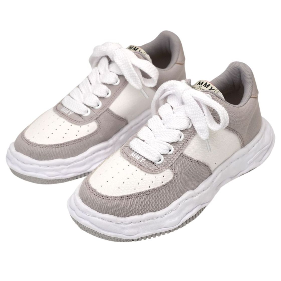 Maison MIHARA YASUHIRO Wayne OG Sole Canvas Low 'Grey White' A10FW720-GRYWHT