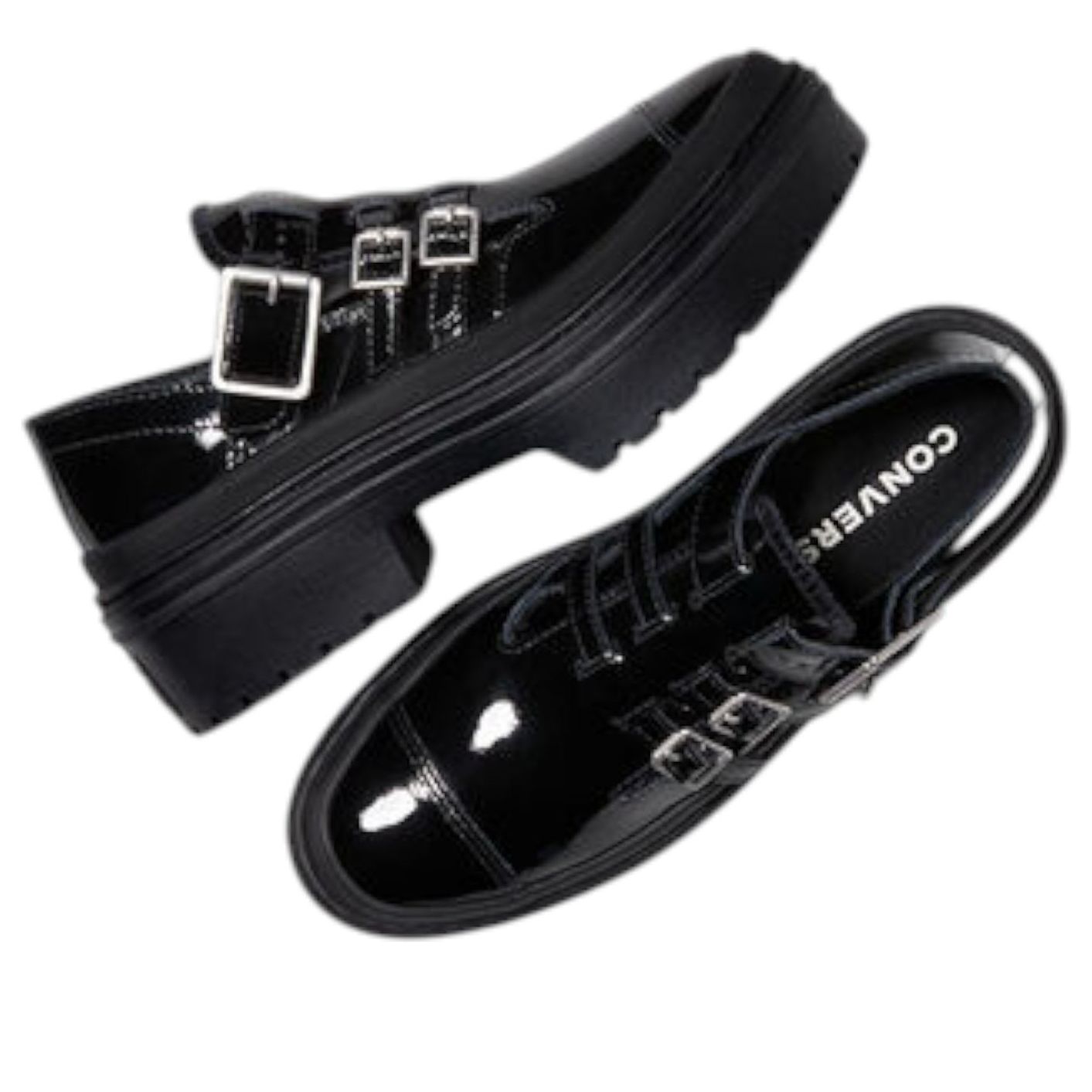 (WMNS) Converse Chuck Taylor All Star Lugged Heel Mary Jane 'Black' A12983C