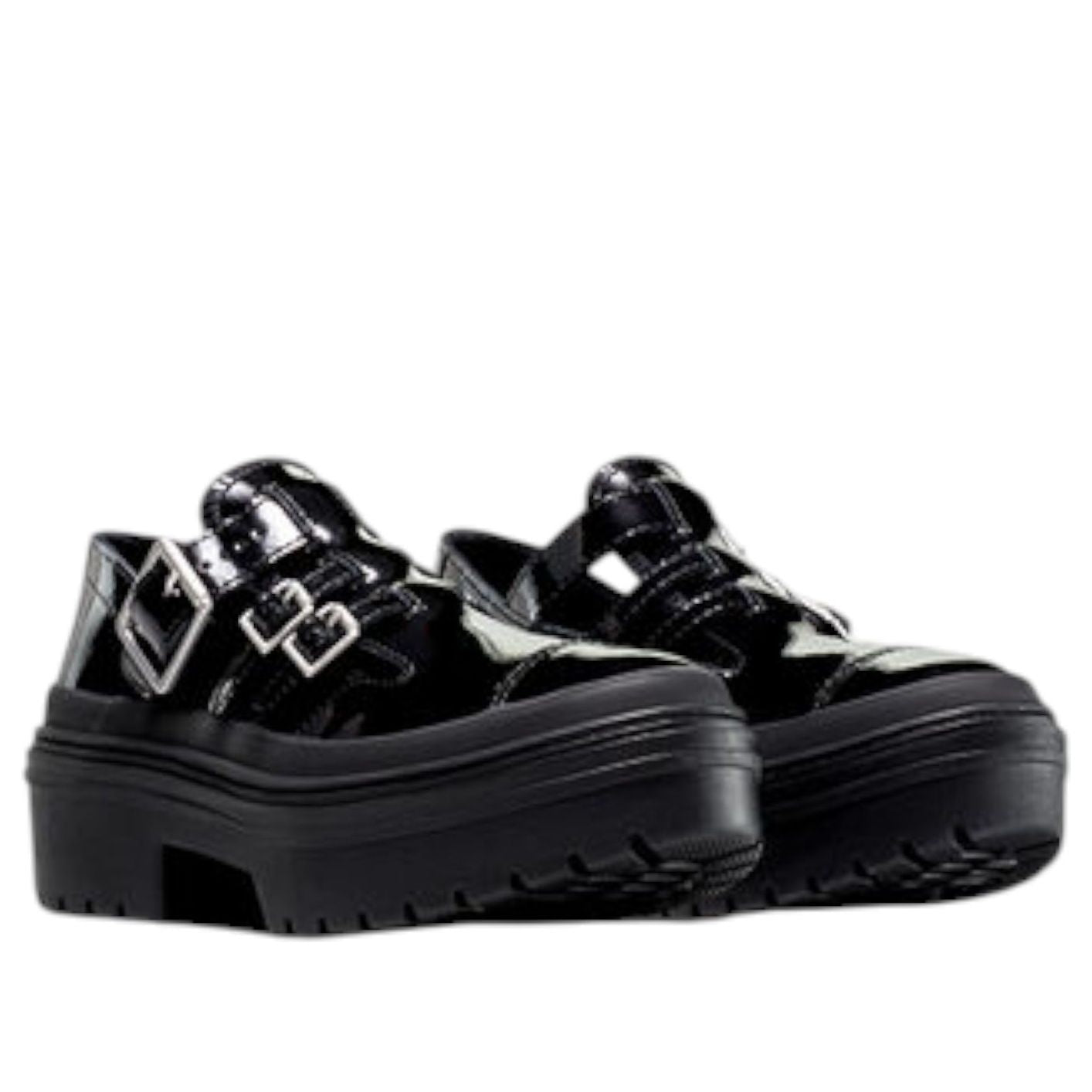 (WMNS) Converse Chuck Taylor All Star Lugged Heel Mary Jane 'Black' A12983C