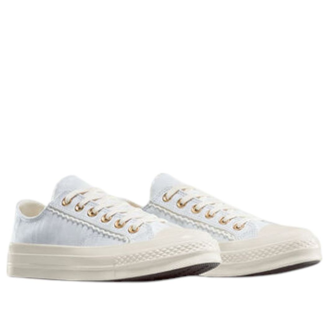 (WMNS) Converse Chuck 70 Low Lace Trim 'Egret Barely Grey' A13007C