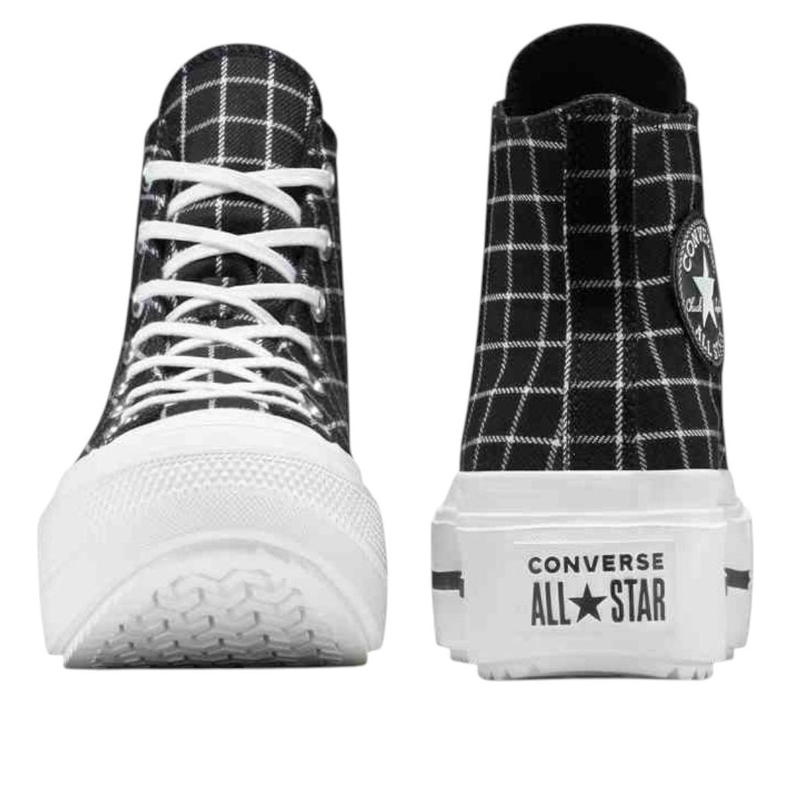 (WMNS) Converse Chuck Taylor All Star Lift Double Stack Platform High 'Plaid' A14157C