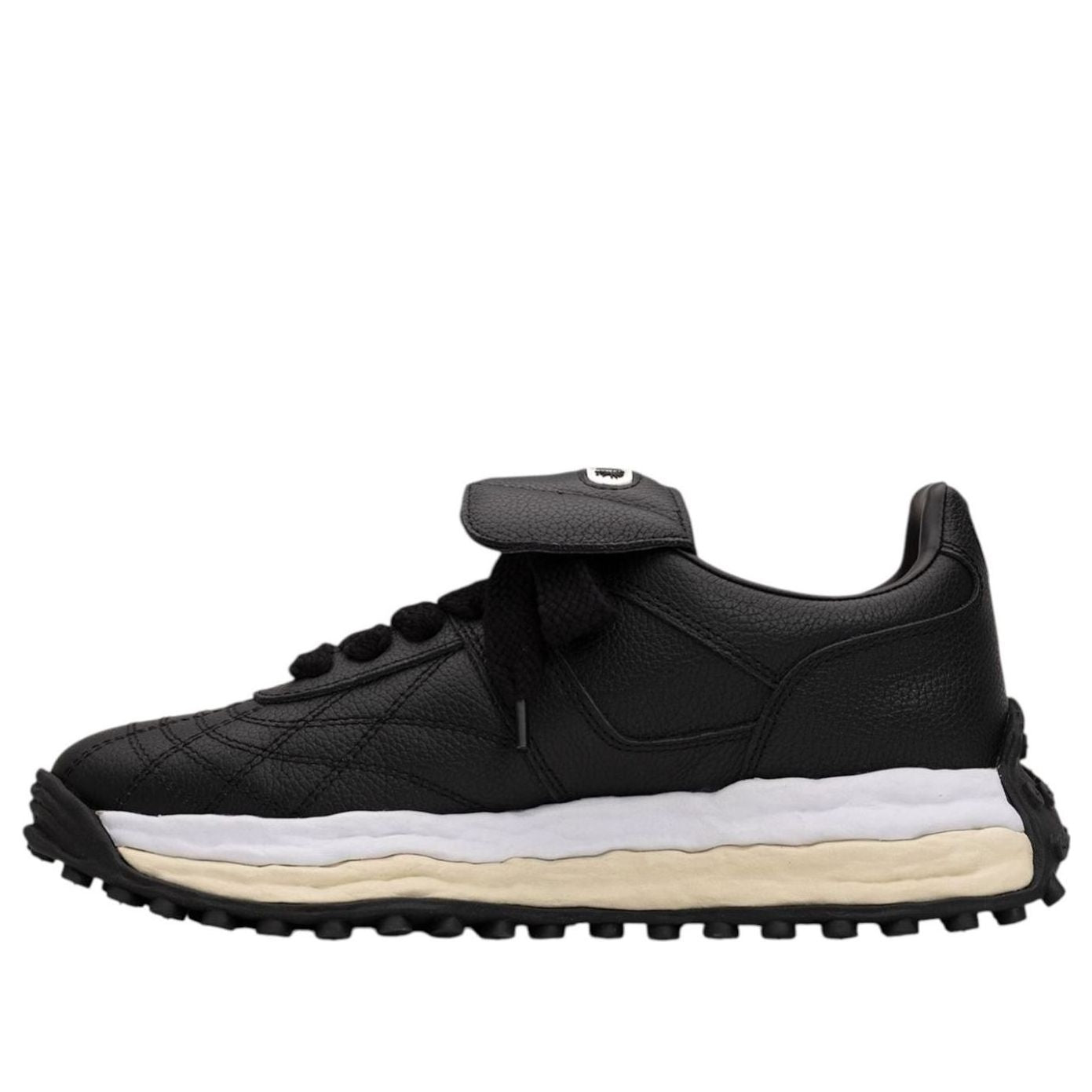 Maison MIHARA YASUHIRO Scott OG Sole Leather Low 'Black White' 14FW701-BLK