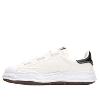 Maison MIHARA YASUHIRO Blakey OG Sole Canvas Low Velcro 'White' A14FW741-WHT
