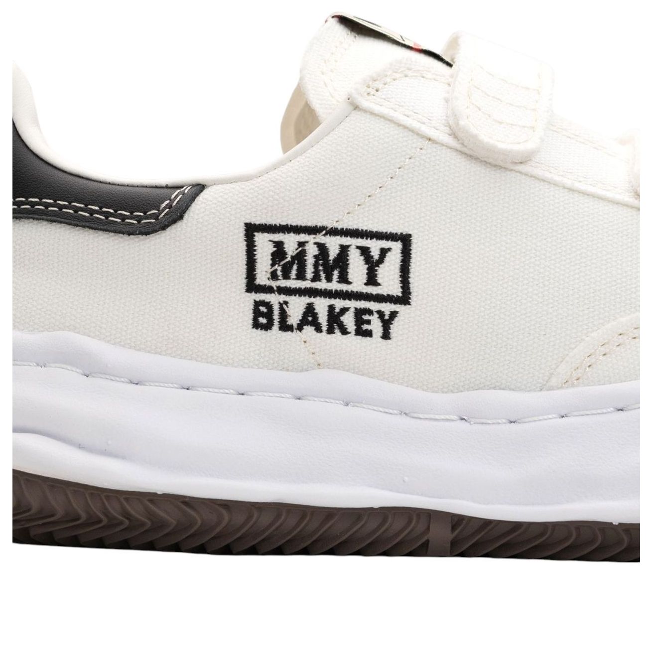 Maison MIHARA YASUHIRO Blakey OG Sole Canvas Low Velcro 'White' A14FW741-WHT