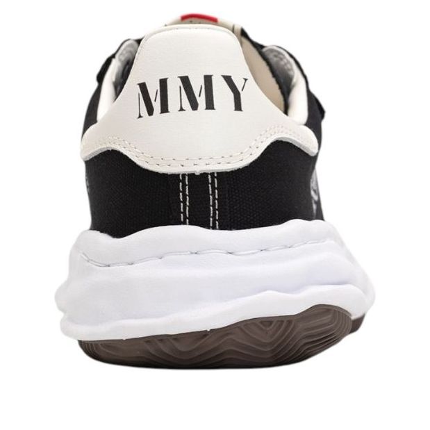 Maison MIHARA YASUHIRO Blakey OG Sole Canvas Low Velcro 'Black' A14FW741-BLK