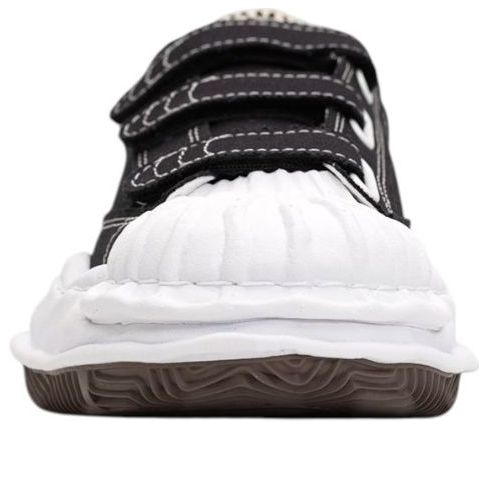 Maison MIHARA YASUHIRO Blakey OG Sole Canvas Low Velcro 'Black' A14FW741-BLK