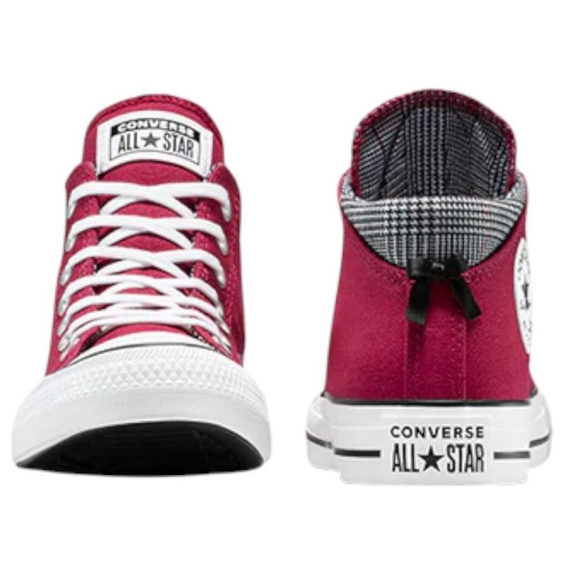 (WMNS)	Converse Chuck Taylor All Star Madison Plaid 'Sporty Berry Black White' A15518C