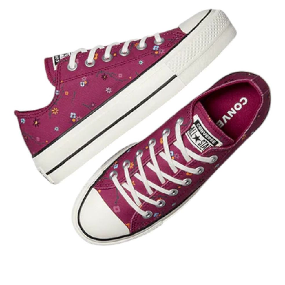 (WMNS)	Converse Chuck Taylor All Star Floral Patchwork 'Sporty Berry' A15535C