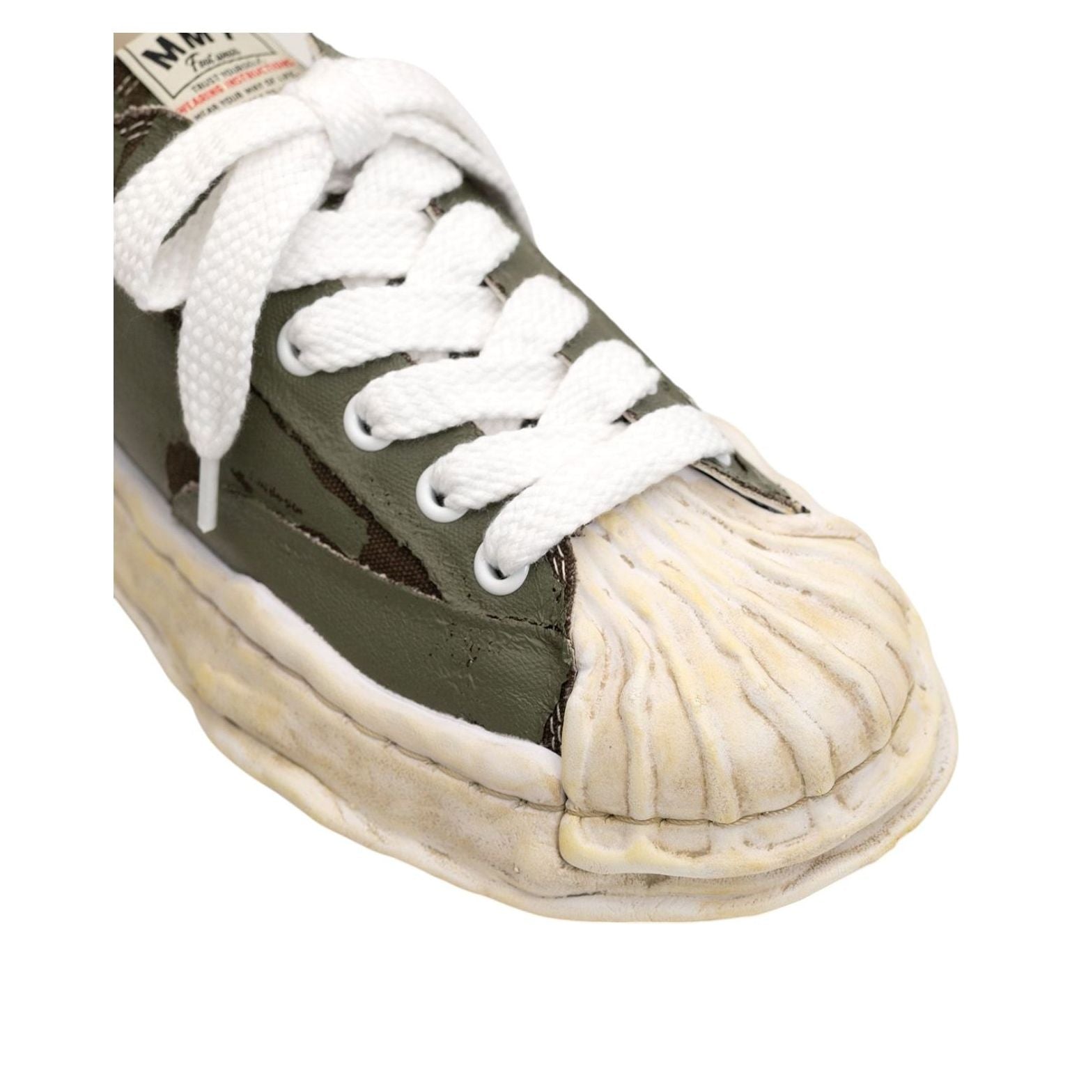 Maison MIHARA YASUHIRO Blakey OG Sole Film Attached Canvas Low-top 'Khaki' A15FW727-KHAKI